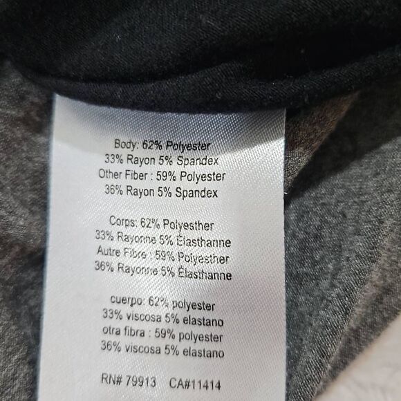 Motherhood Maternity Nursing Top Gray Black Womens Small - Picture 8 of 8